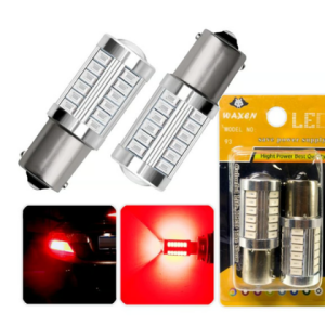 93 Led 12V Smd Mercekli Kırmızı Renk Tek Duy
