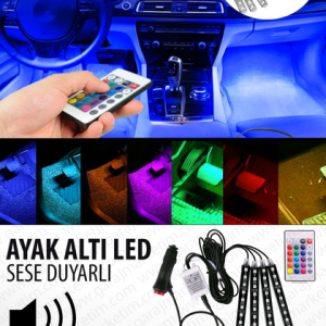 Ayakaltı Led Aydınlatma - Araç İçi Ayak Aydınlatma