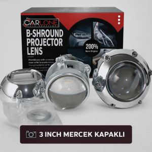 Far İçi Mercek Far 3 İnch Kapaklı İthal Ürün - (Ledsiz)