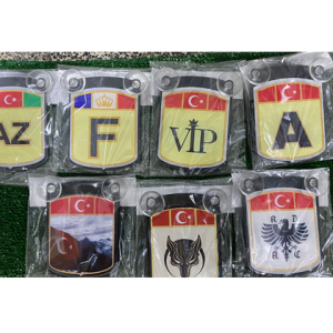 Kemik Arma Çift Vantuzlu Pleksi Logo
