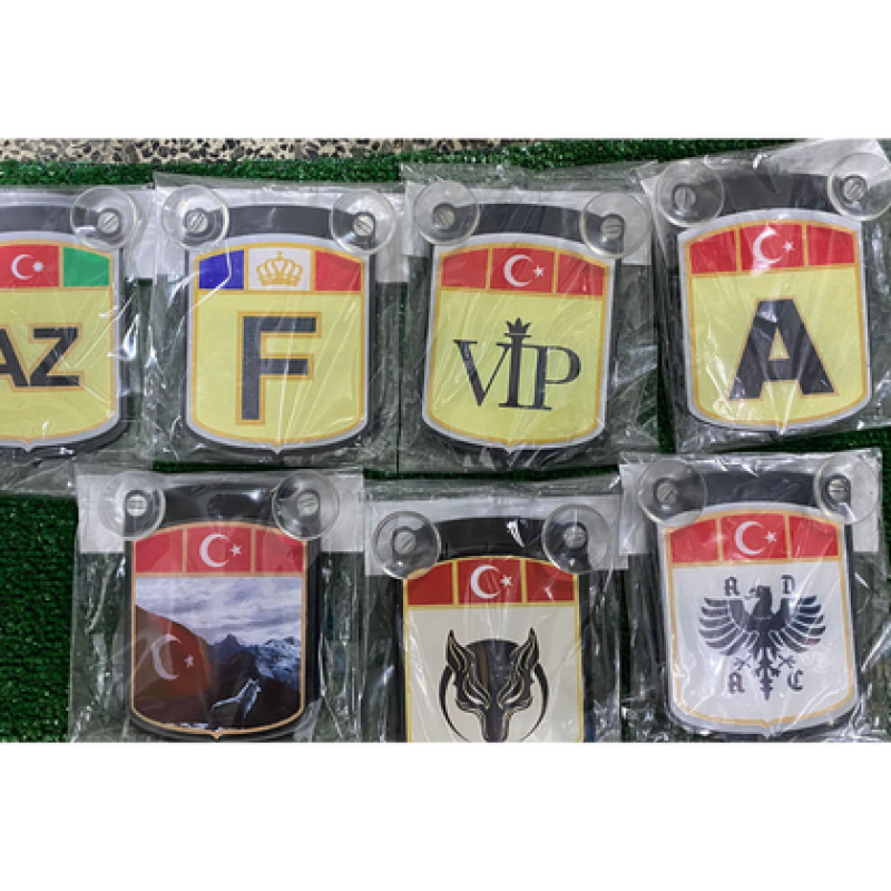 Kemik Arma Çift Vantuzlu Pleksi Logo