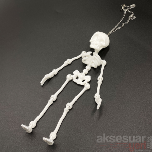İskelet Ayna Süsü 3D Model Zincirli