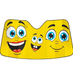 Baskılı Ön Cam Güneşlik Balonlu Modeller 135x65cm