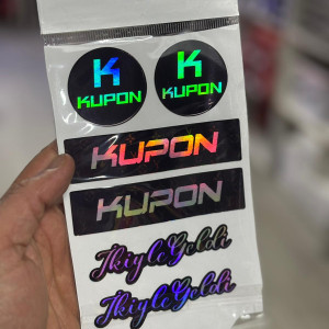 Hologram Sticker Set 2li Paket Mini Boylar