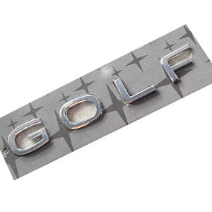 Golf Bagaj Yazısı Krom Yeni Tip Ayrık Yazı Model