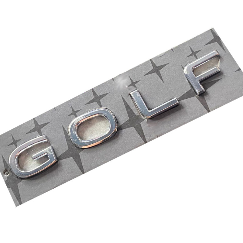 Golf Bagaj Yazısı Krom Yeni Tip Ayrık Yazı Model