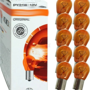 93 Tip Tek Duy Turuncu Sinyal Ampülü 12v Yakın Tırnak Turuncu Renk