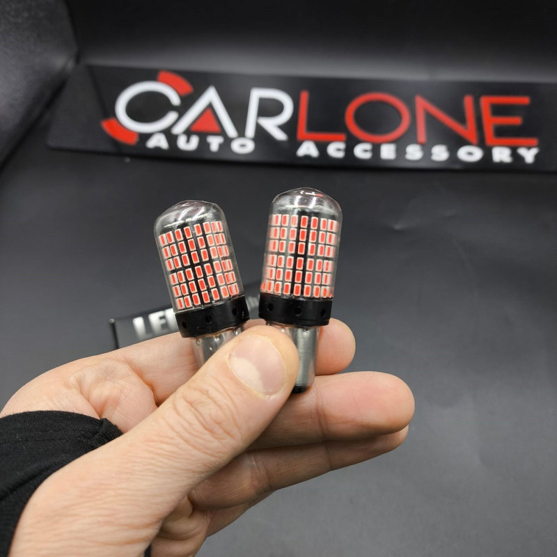 144 Led Kırmızı Stop Ampülü Çift Duy