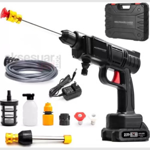 Araç Yıkama Tabancası Şarjlı Akülü Basınçlı Yıkama İlaçlama Vs.