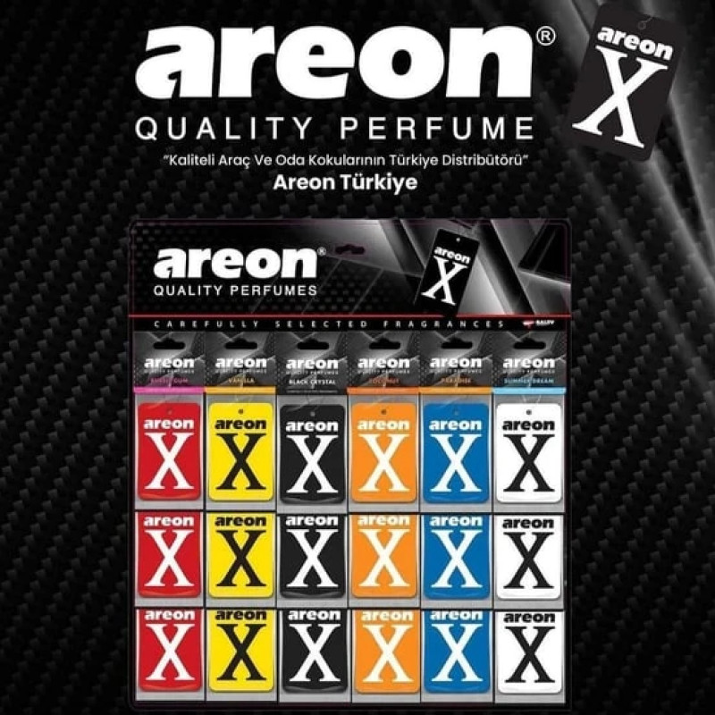 Areon 72 Li Display Set Stand X Kağıt Asma Koku