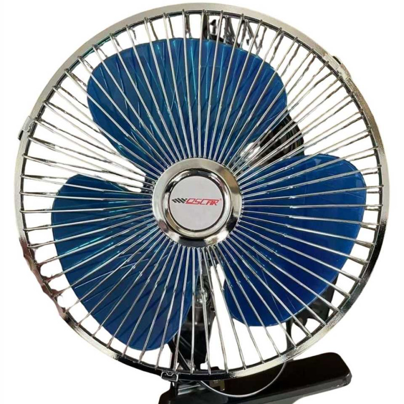 Araç İçi Vantilatör 12v 8 İnch 20cm Döner Başlıklı