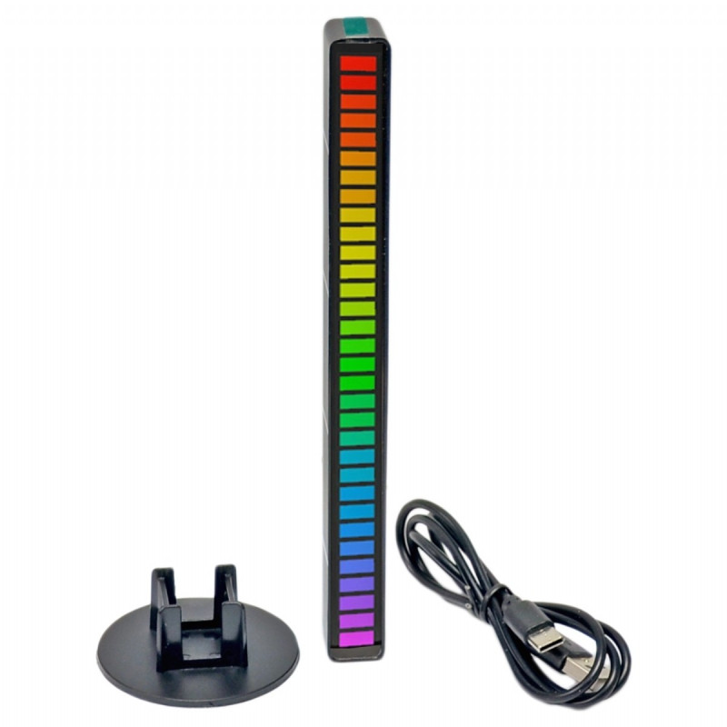 Rgb Ekolayzır Spectrum Sese Duyarlı Çubuk Usb li