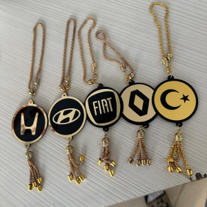 ARAÇ İÇİ GOLD AYNA SÜSLERİ PLEKSİ