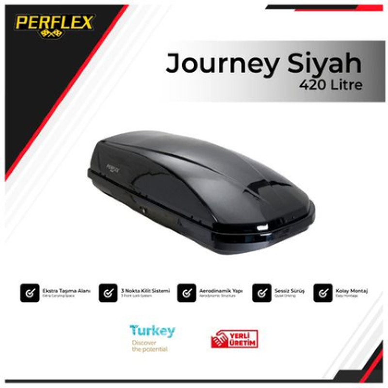 Perflex Port Bagaj 420 Lt Journey Si̇yah