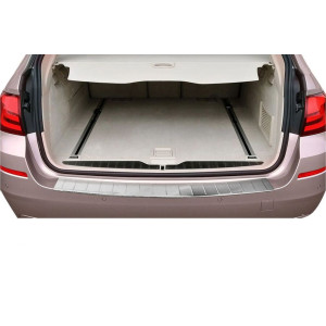 OMSA BMW F11 5 Serisi SW Krom Arka Tampon Eşiği P.Çelik (Taşlı) 2010-2016 Arası