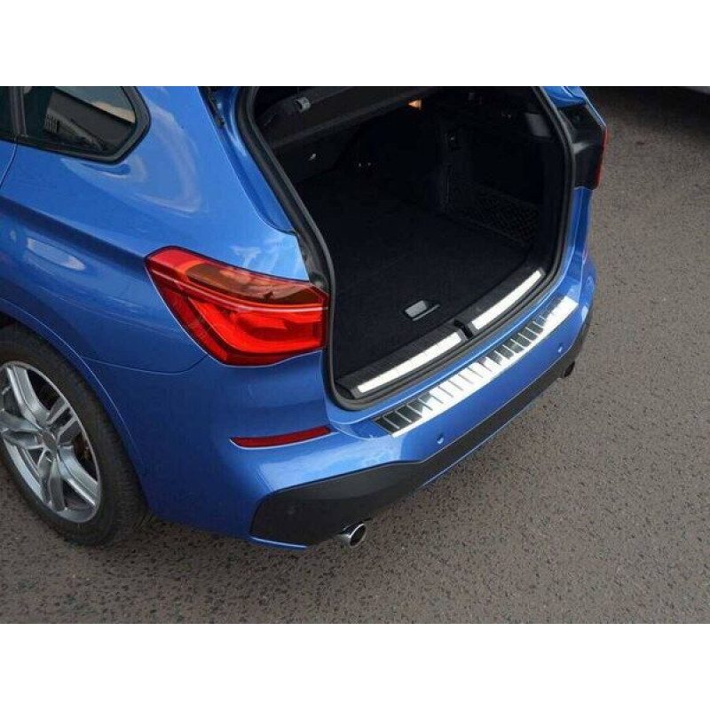 OMSA BMW X1 Krom Arka Tampon Eşiği Taşlı 2015-2022 Arası