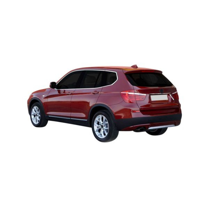 OMSA Bmw X3 Krom Bagaj Çıtası Plaka Üstü 2010-2017 Arası