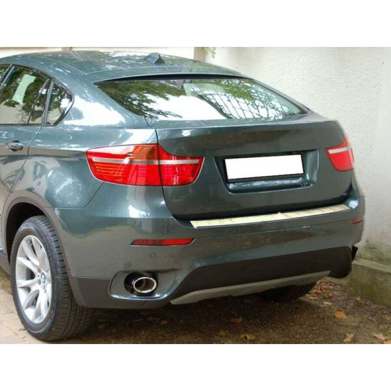 OMSA Bmw X6 Krom Arka Tampon Eşiği Taşlı 2008-2014 Arası