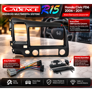 Cadence R15 Honda Civic FD6 2006-2011 4-64GB Android Multimedya