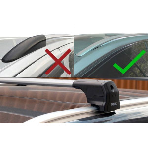 Mitsubishi Outlander Elegance V2 Ara Atkı Siyah 2 Parça 2018 ve Sonrası