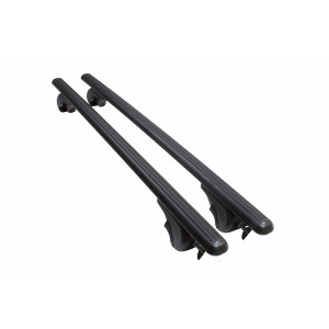 Mitsubishi Outlander Siyah Ara Atkı 2 Parça Bold Bar 96-112cm 2003-2011 Arası