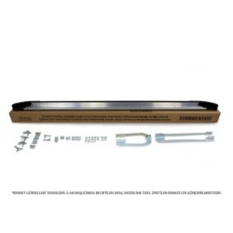 OMSA Fiat Scudo Dot Line Yan Basamak Siyah Uzun Şase 2022 ve Sonrası