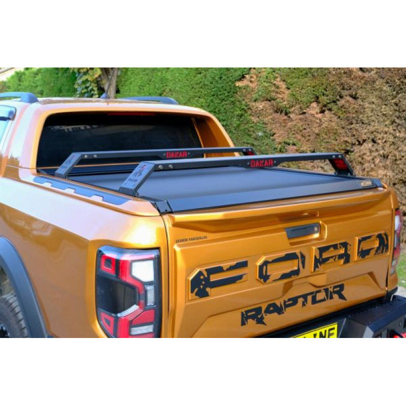 OMSA Ford Ranger Dakar Kasa Üstü Ara Atkı 2 Parça Siyah 130-177cm 2023 ve Sonrası