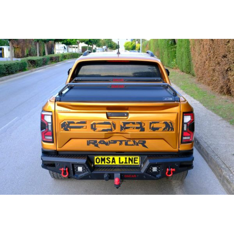OMSA Ford Ranger Dakar Kasa Üstü Ara Atkı 2 Parça Siyah 130-177cm 2023 ve Sonrası