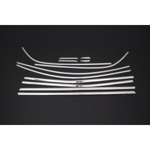 OMSA Renault Megane 4 HB Krom Cam Çerçevesi 12 Parça 2021 ve Sonrası