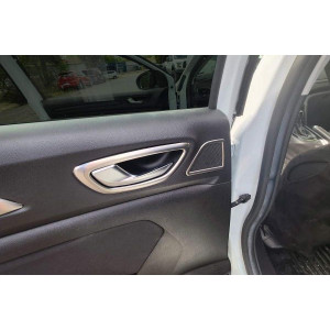 OMSA Renault Megane 4 HB Krom Hoparlör Çıtası 4 Parça Taşlı 2021 ve Sonrası