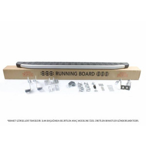 OMSA Skoda Kodiaq Blackline Yan Basamak Alüminyum 2024 ve Sonrası