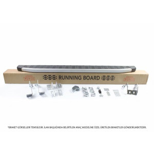 OMSA Opel Crossland X Blackline Yan Basamak Alüminyum 2021 ve Sonrası