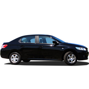 OMSA Peugeot 301 SD Krom Cam Alt Çıtası 6 Parça 2012 ve Sonrası