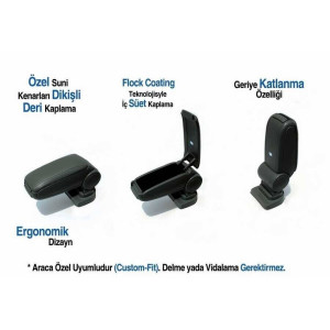 OMSA Peugeot 301 Siyah Kol Dayama - Kolçak 2012 ve Sonrası