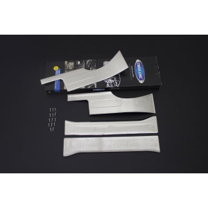 OMSA Peugeot Bipper Krom İç Kapı Eşiği 4 Parça 2008 ve Sonrası