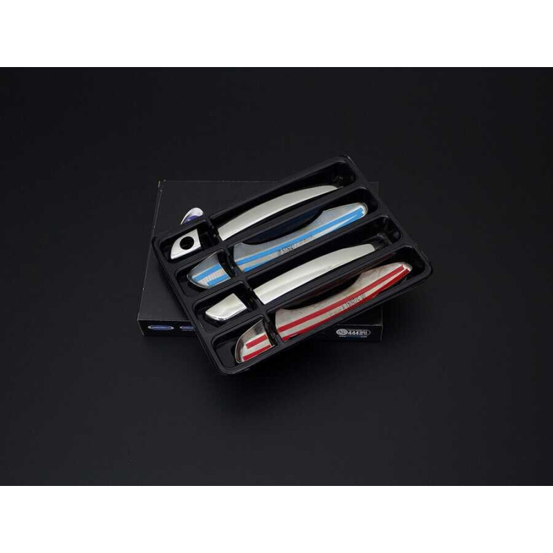 OMSA Peugeot Rifter Krom Kapı Kolu 4 Kapı 8 Parça 2019 ve Sonrası