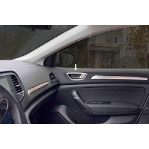 OMSA Renault Megane 4 HB Krom Ön Tampon Alt Çıta 7 Parça 2021 ve Sonrası