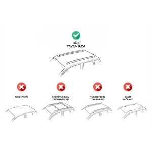 Seat Altea XL Bold Bar V2 Ara Atkı Gri 2 Parça 120cm 2007-2015 Arası