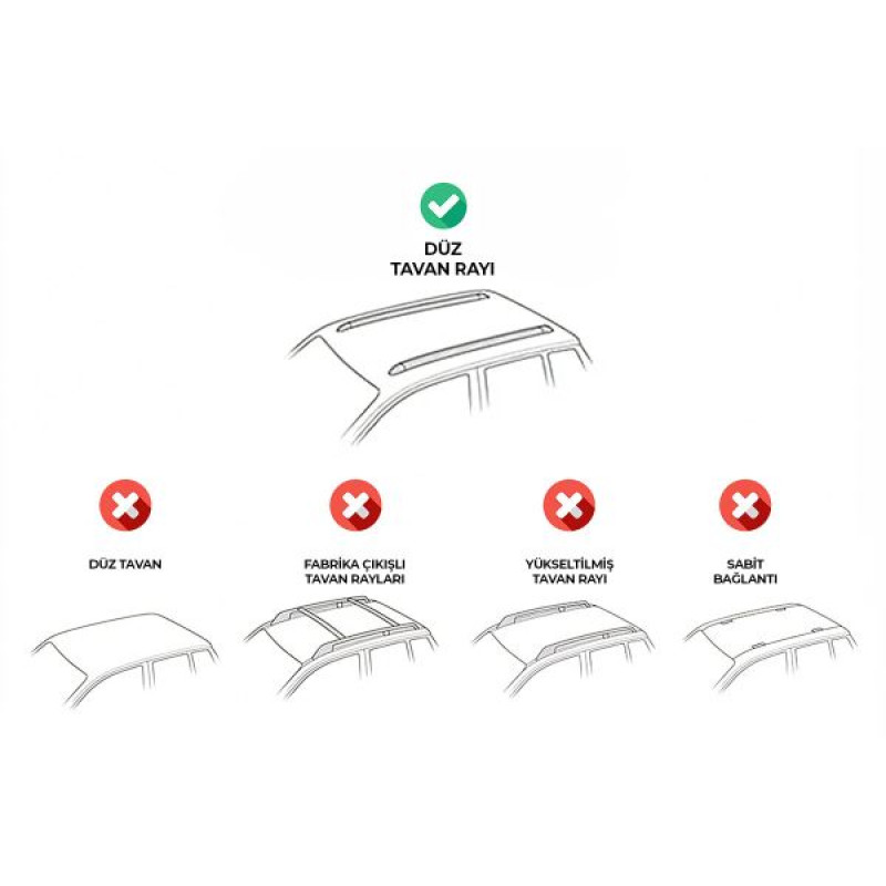 Seat Altea XL Bold Bar V2 Ara Atkı Gri 2 Parça 120cm 2007-2015 Arası