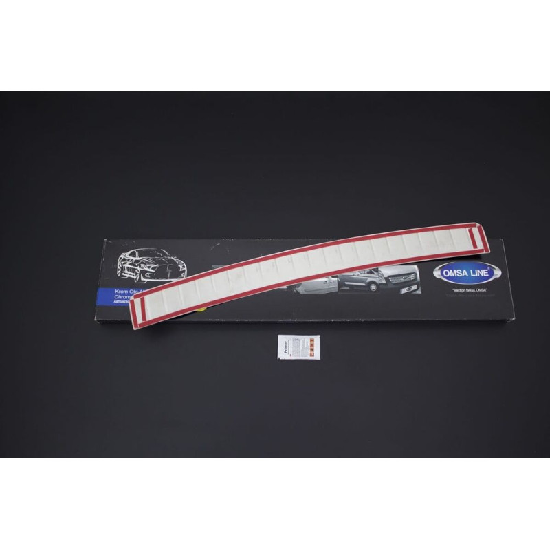 OMSA Skoda Rapid SpaceBack Krom Arka Tampon Eşiği Taşlı 2013 ve Sonrası