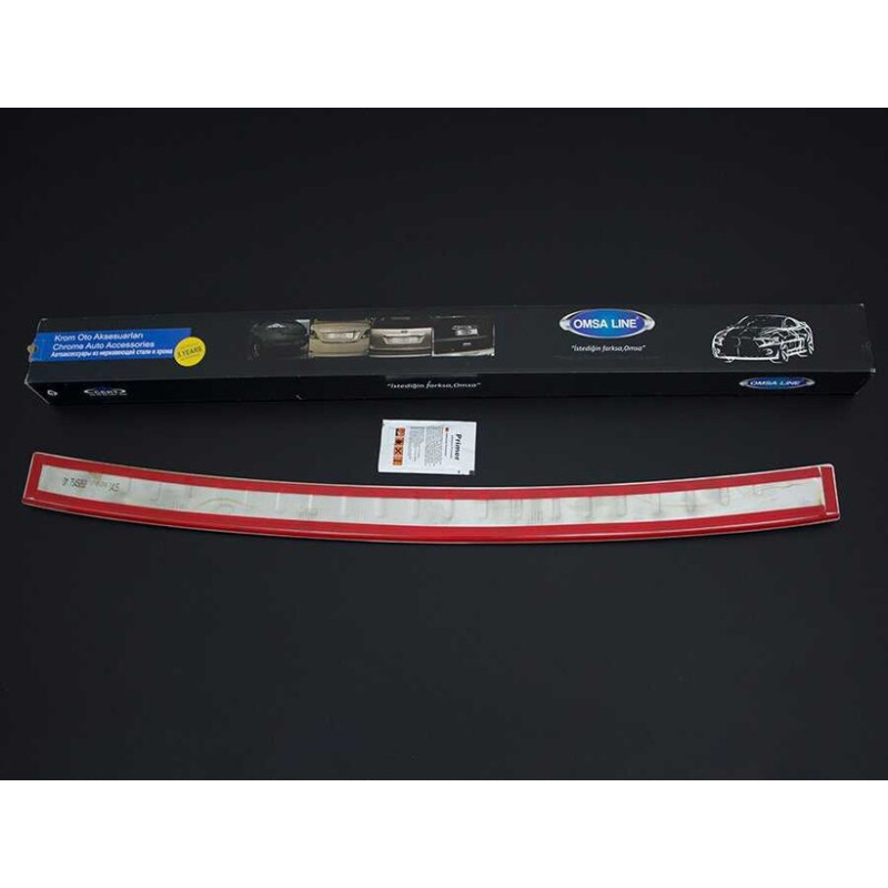 OMSA VW Passat B7 Krom Krom Arka Tampon Eşiği (Taşlı) 2010-2015 Arası