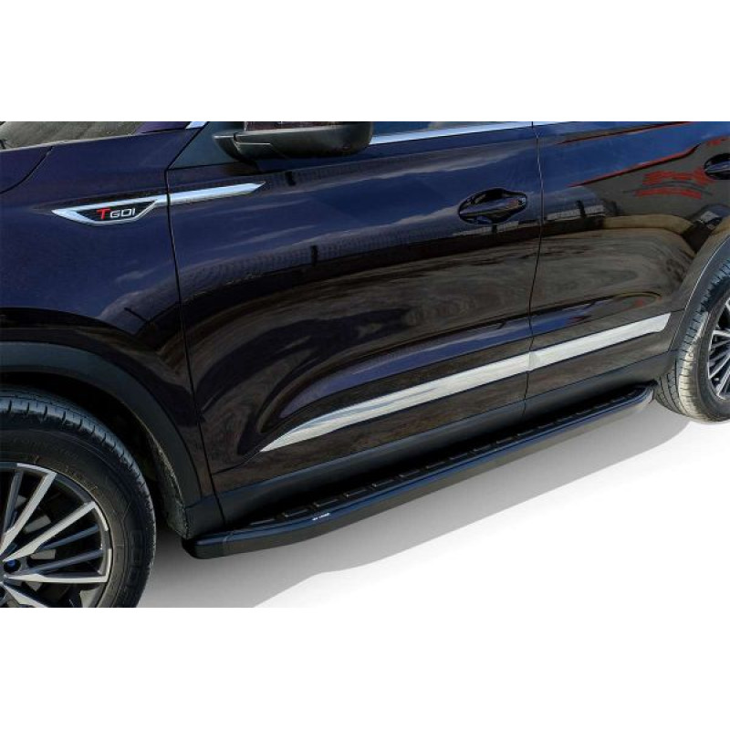 OMSA Chery Tiggo 8 Pro Proside Yan Basamak Siyah 2023 ve Sonrası
