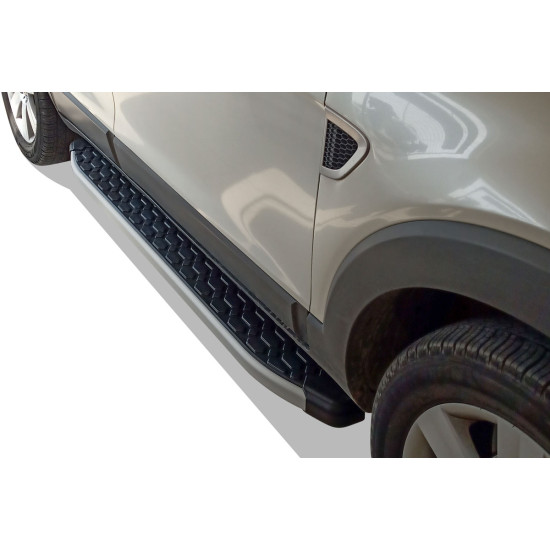 OMSA Chevrolet Captiva Blackline Yan Basamak Alüminyum 2006 ve Sonrası