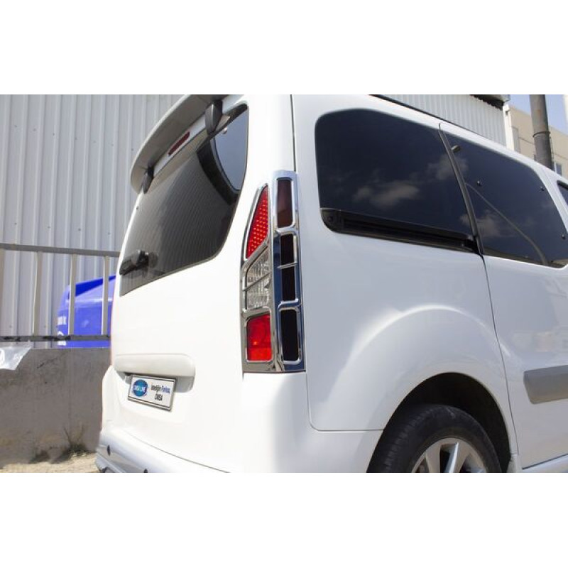 OMSA Citroen Berlingo 2 Krom Stop Çerçevesi 2 Parça Abs 2008-2018 Arası