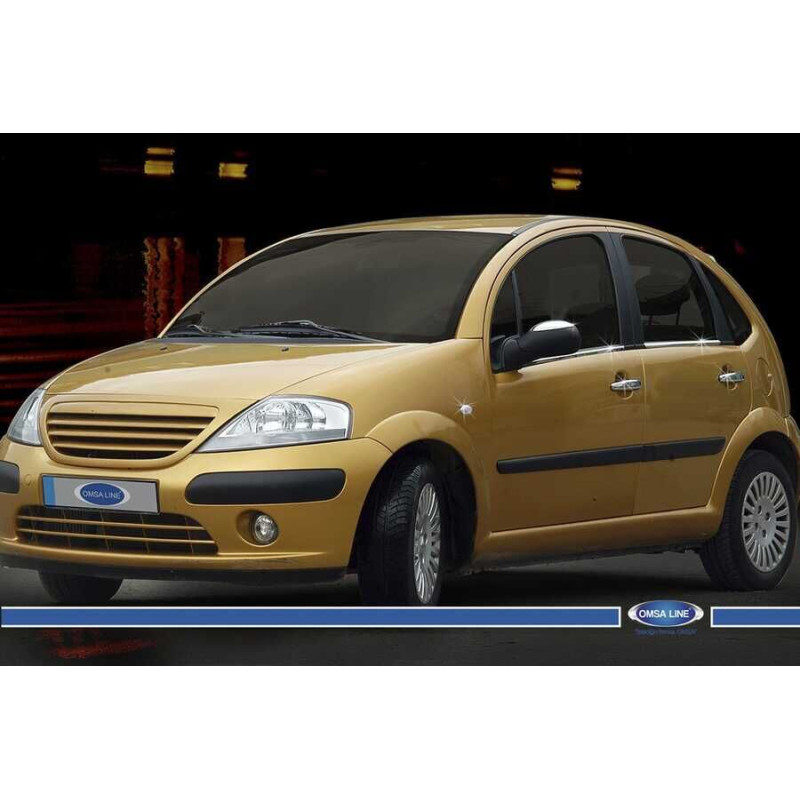 OMSA Citroen C3 HB Krom Cam Alt Çıtası 4 Parça 2002-2009 Arası
