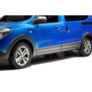 OMSA Dacia Dokker Krom Yan Kapı Çıtası 4 Parça 2012 ve Sonrası
