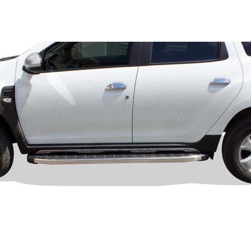 OMSA Dacia Duster Blackline Yan Basamak Krom 2018-2024 Arası
