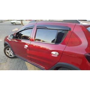 OMSA Dacia Sandero Stepway HB Krom Cam Alt Çıtası 4 Parça 2012-2020 Arası