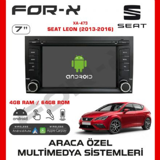 SEAT YENİ LEON IBIZA ORJİNAL ANDROİD CARPLAY MULTİMEDYA KAMERA 4/64 PRO