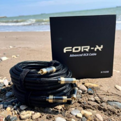 FOR-X X-1125Q PROFESYONEL SAF BAKIR ÖRGÜLÜ TEK TEK AYRILMIŞ 5 METRE RCA